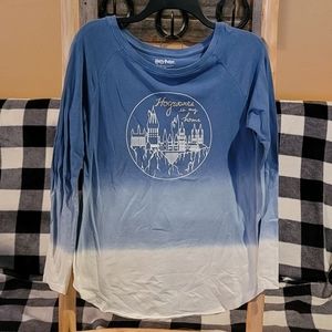 Bioworld size small Harry Potter blue ombré long sleeve shirt